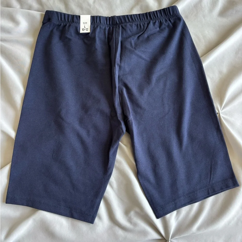 The Children’s Place Navy Blue Biker Shorts Size Large 10-12 Girls NWT